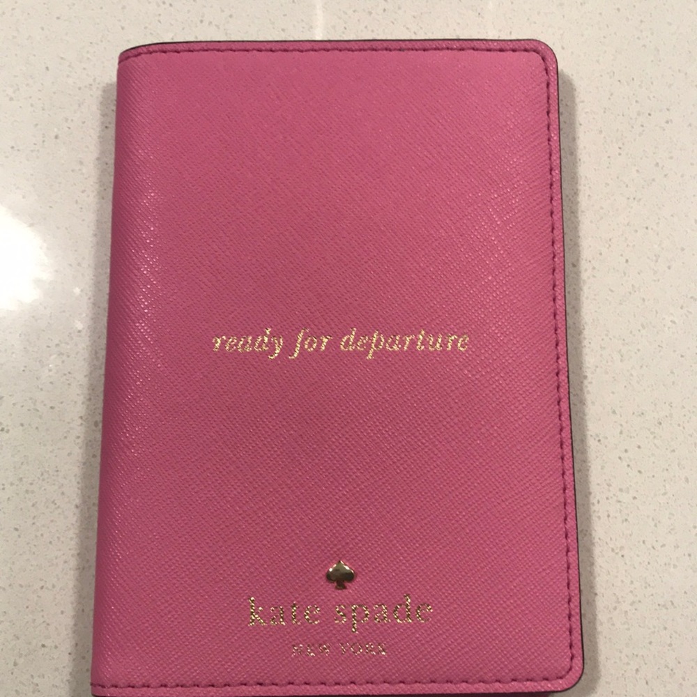 Kate Spade passport holder in pink